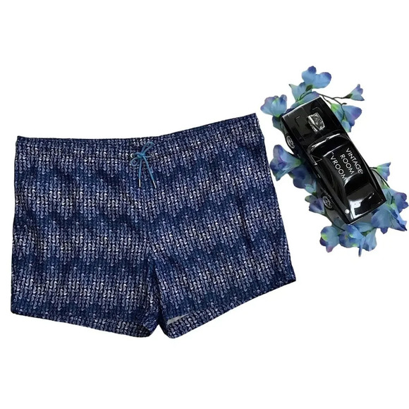 Lands' End NWOT Seahorse Volley Swim Trunk Men XL (40-42) - Picture 1 of 12